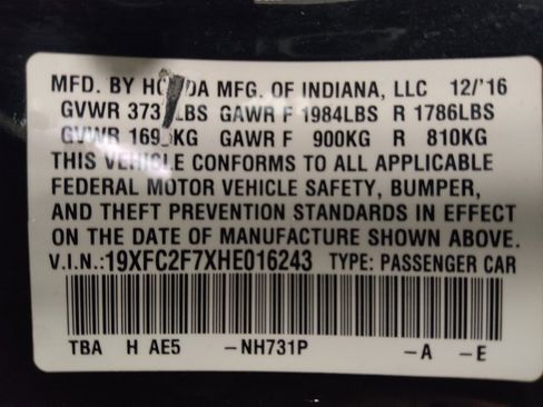 Used 2017 Honda Civic EX image 33