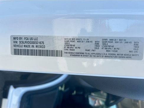 Used 2025 RAM ProMaster 2500 w/ Safety Group image 29