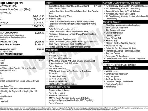 Used 2020 Dodge Durango R/T w/ Technology Group image 6