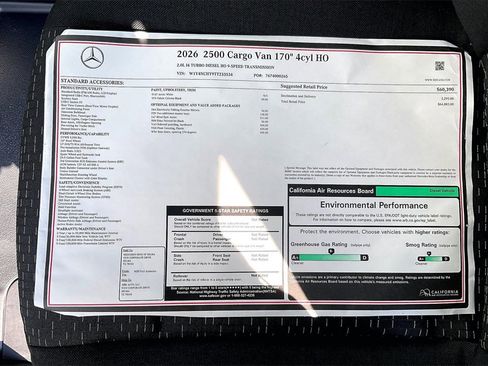 New 2026 Mercedes-Benz Sprinter 2500 image 19