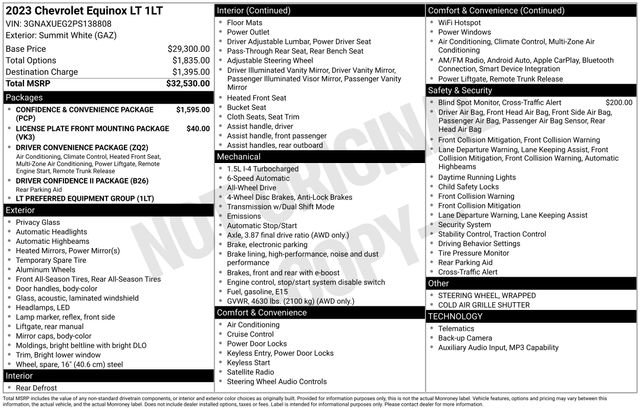 Used 2023 Chevrolet Equinox LT AWD/4WD image 5