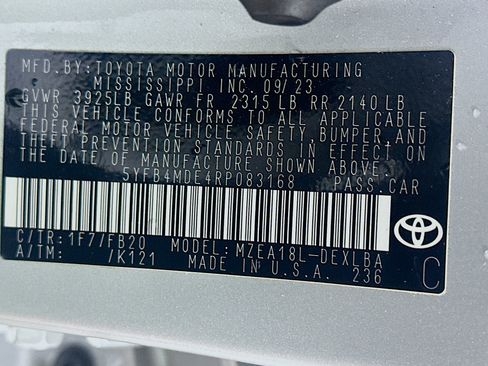 Used 2024 Toyota Corolla LE FWD image 12