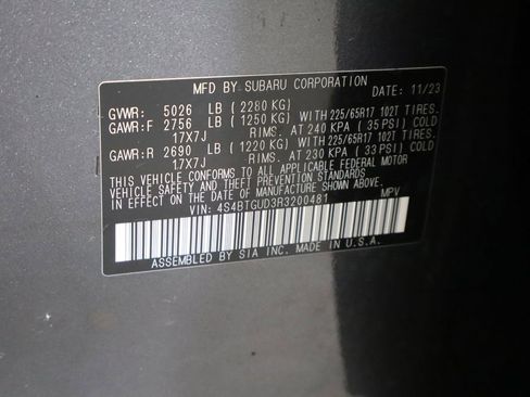 Used 2024 Subaru Outback Wilderness AWD/4WD image 41