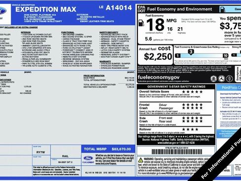 Used 2020 Ford Expedition Max Platinum image 11
