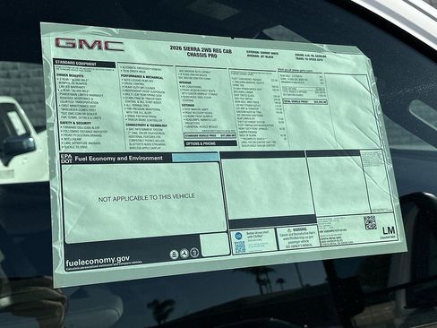 New 2026 GMC Sierra 3500 Pro w/ Fleet Convenience Package RWD image 24