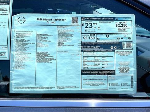 New 2026 Nissan Pathfinder SL FWD image 13