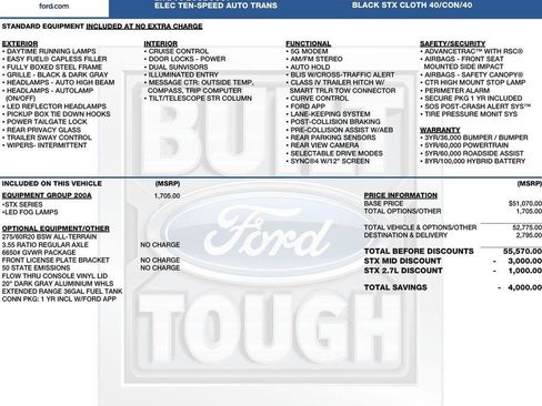 New 2026 Ford F150 STX w/ Equipment Group 200A AWD/4WD image 2