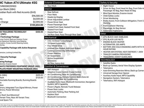 Certified 2025 GMC Yukon AT4 Ultimate AWD/4WD image 48