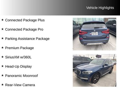 Used 2021 BMW X3 xDrive30i w/ Premium Package AWD/4WD image 10