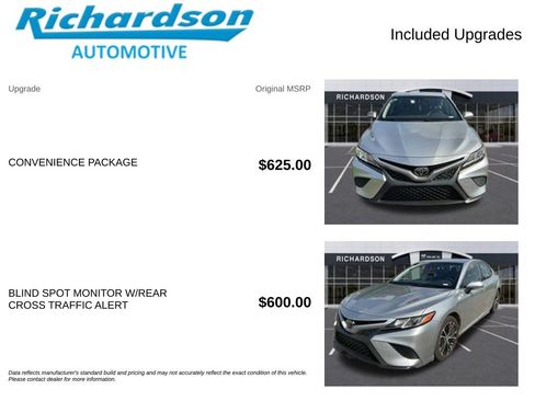 Used 2018 Toyota Camry SE w/ Convenience Package FWD image 6