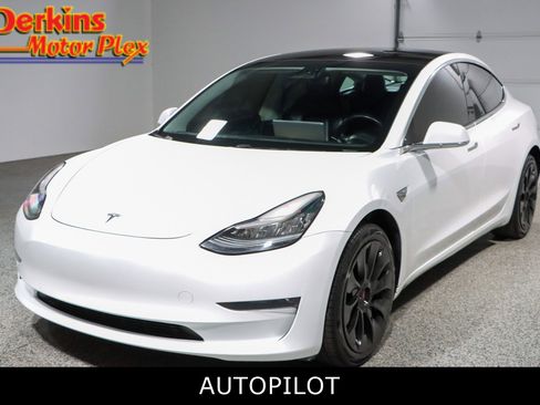 Used 2020 Tesla Model 3 Long Range AWD/4WD image 1