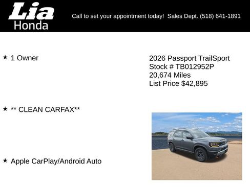 Used 2026 Honda Passport TrailSport image 6