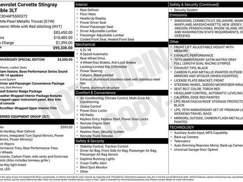 Used 2023 Chevrolet Corvette Stingray Premium Conv image 53