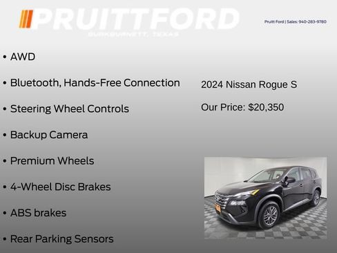 Used 2024 Nissan Rogue S AWD/4WD image 7