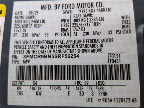 New 2025 Ford Bronco Sport Big Bend w/ Convenience Package image 17