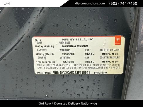 Used 2018 Tesla Model X 75D image 46