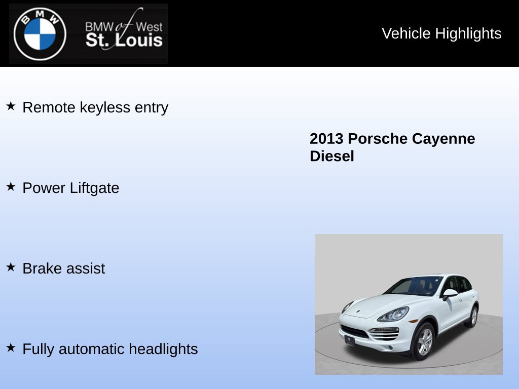 Used 2013 Porsche Cayenne Diesel AWD/4WD image 7