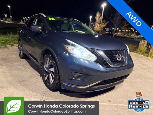 Used 2016 Nissan Murano Platinum w/ Cargo Package AWD/4WD 360° Tour