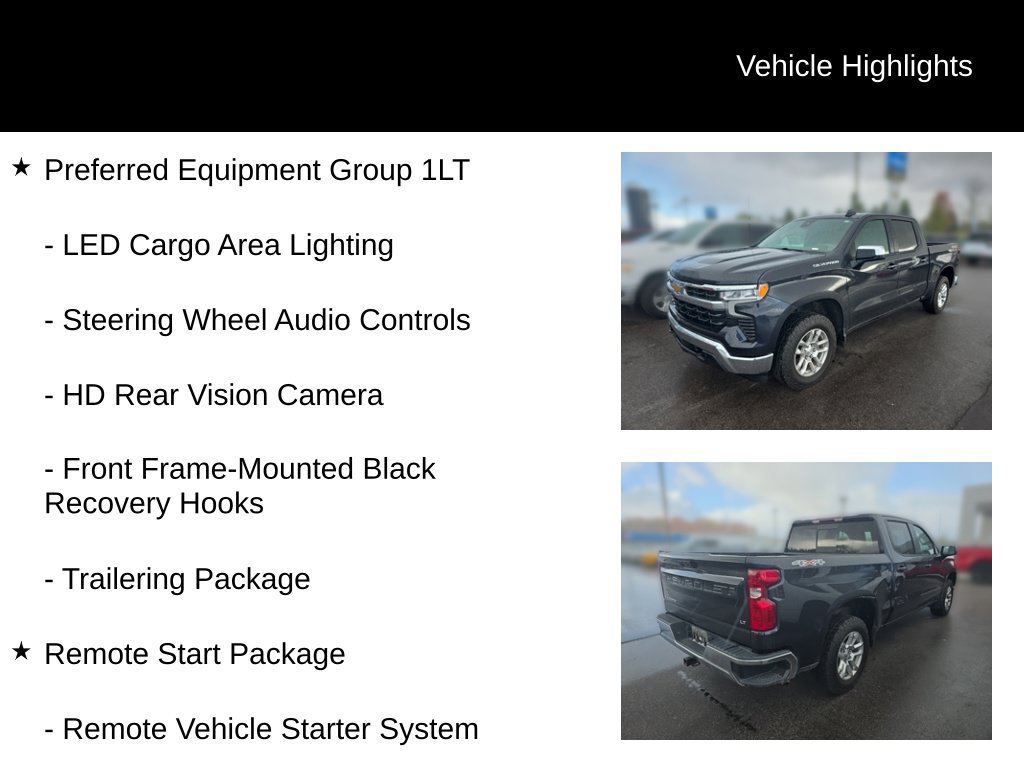 Used 2024 Chevrolet Silverado 1500 LT w/ Leather Package AWD/4WD image 15