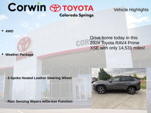 Used 2024 Toyota RAV4 XSE w/ Weather Package AWD/4WD image 7