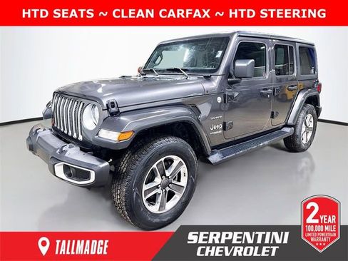 Used 2021 Jeep Wrangler Unlimited Sahara w/ Cold Weather Group image 1