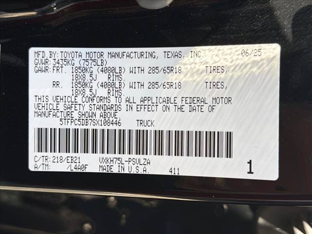 Used 2025 Toyota Tundra TRD Pro AWD/4WD image 28