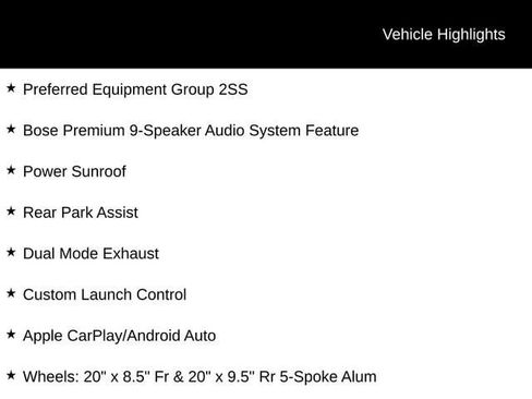 Used 2022 Chevrolet Camaro SS RWD image 6
