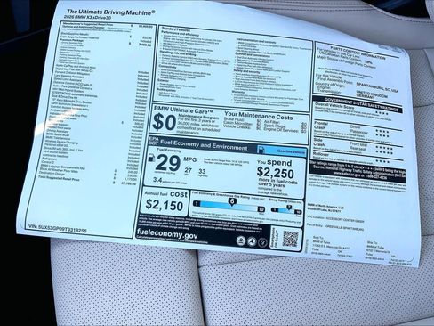 New 2026 BMW X3 xDrive30 image 20