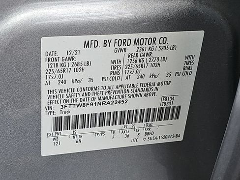 Used 2022 Ford Maverick Lariat w/ Lariat Luxury Package AWD/4WD image 34