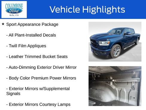 Used 2022 RAM 1500 Laramie w/ Sport Appearance Package AWD/4WD image 8