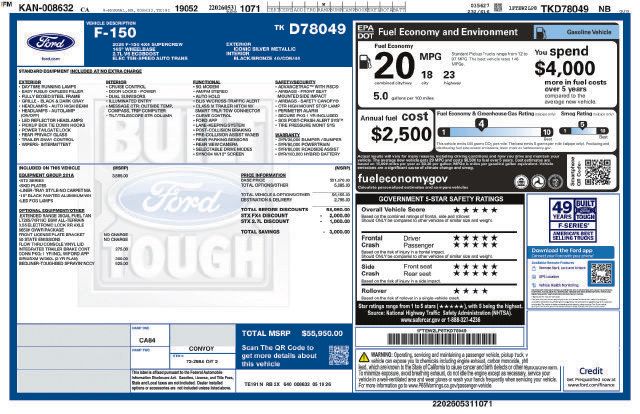 Used 2026 Ford F150 STX w/ Equipment Group 201A FX4 AWD/4WD image 35