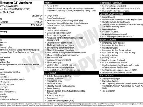 Used 2013 Volkswagen GTI Autobahn FWD image 26