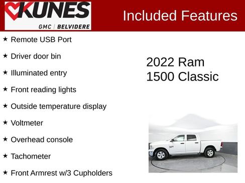 Used 2022 RAM 1500 Classic SLT AWD/4WD image 3