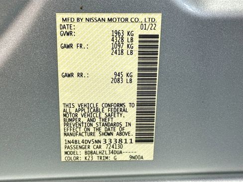 Used 2022 Nissan Altima 2.5 SV image 27