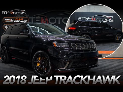 Used 2018 Jeep Grand Cherokee Trackhawk AWD/4WD image 1