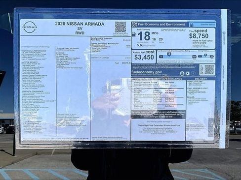 New 2026 Nissan Armada SV image 18