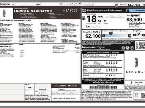 Used 2019 Lincoln Navigator Reserve w/ Cargo Package image 34