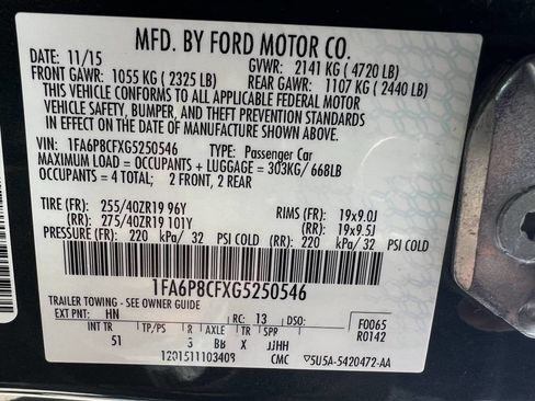 Used 2016 Ford Mustang GT Premium w/ GT Performance Package image 19