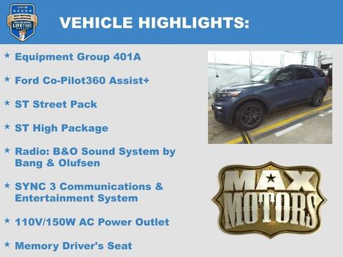Used 2021 Ford Explorer ST w/ Equipment Group 401A AWD/4WD image 6