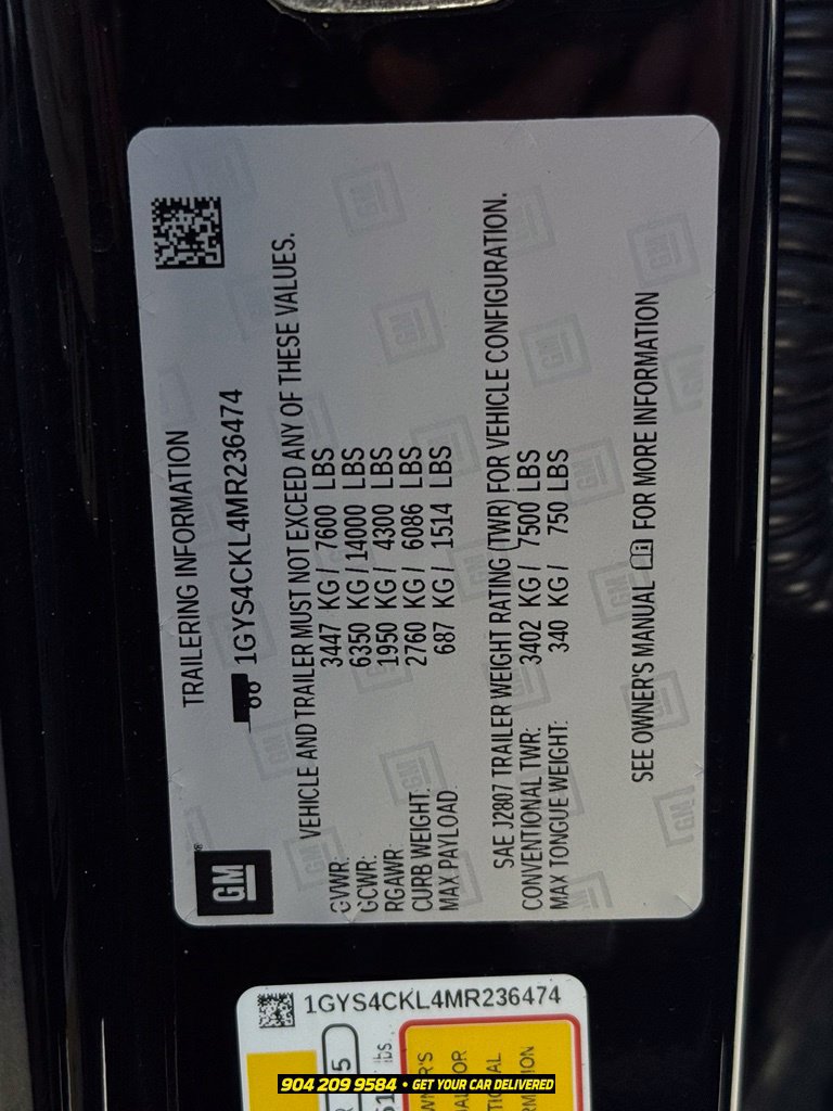 Used 2021 Cadillac Escalade Premium Luxury w/ Driver Assist Tech Package AWD/4WD image 11