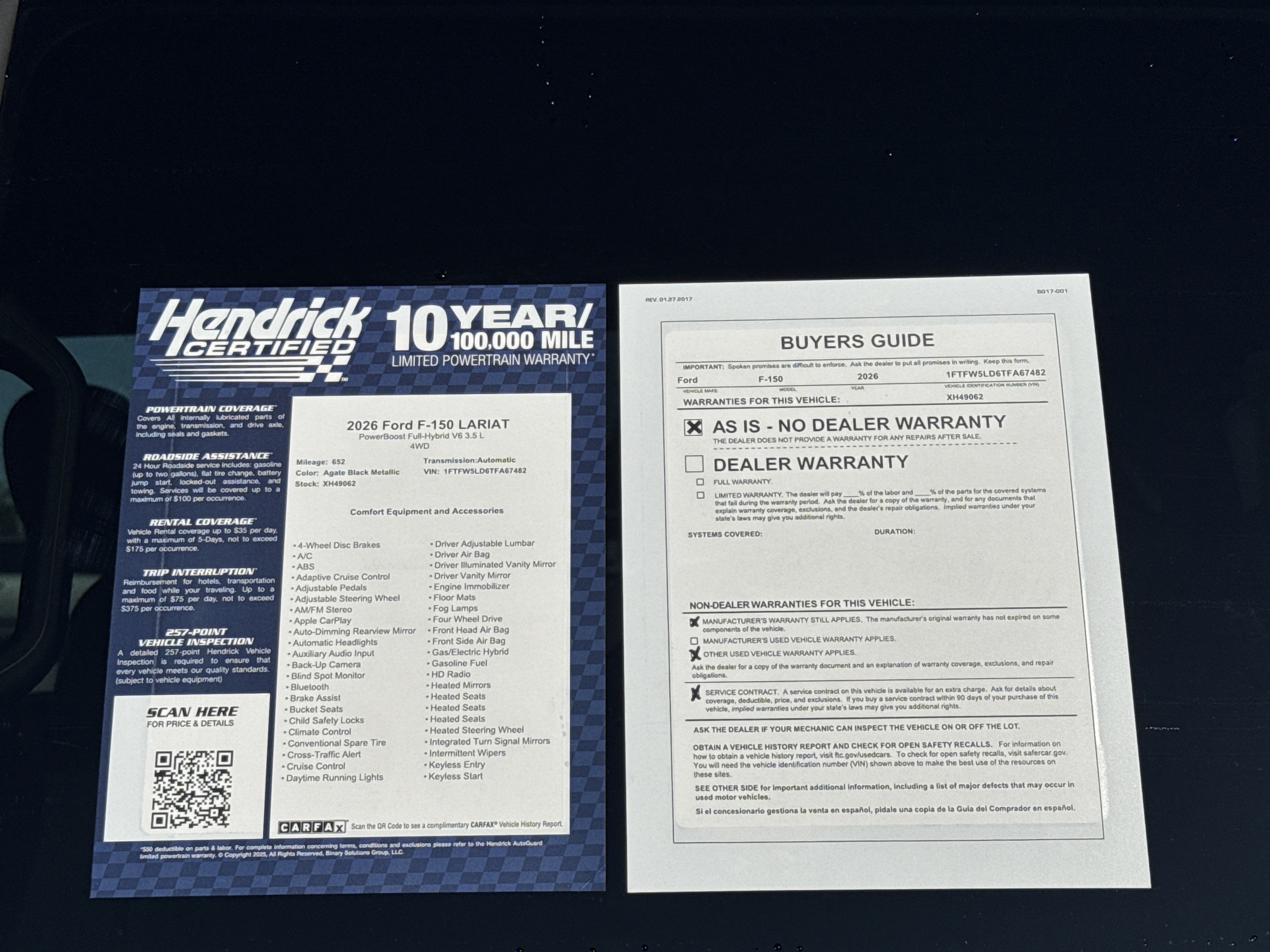 Used 2026 Ford F150 Lariat w/ Equipment Group 502A High AWD/4WD image 37
