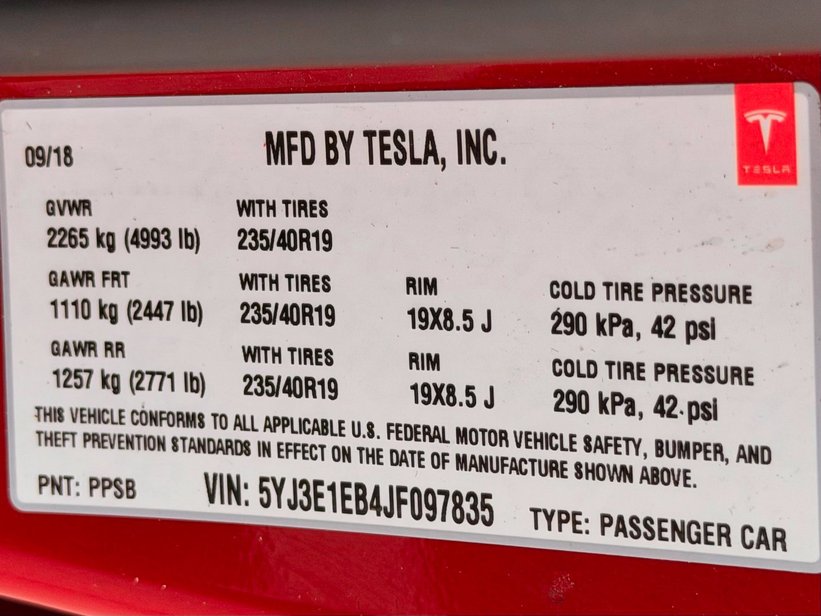 Used 2018 Tesla Model 3 Long Range AWD/4WD image 56