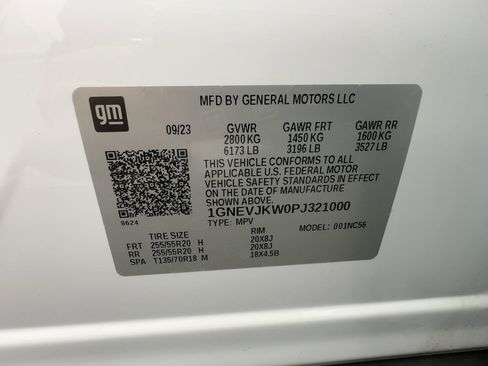 Certified 2023 Chevrolet Traverse RS w/ LPO, Floor Liner Package image 21