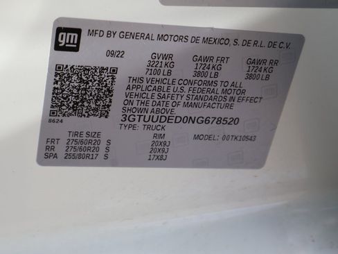 Certified 2022 GMC Sierra 1500 SLT image 46