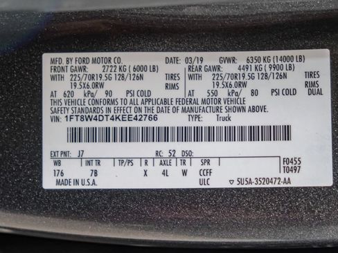 Used 2019 Ford F450 Platinum w/ Platinum Ultimate Package AWD/4WD image 67