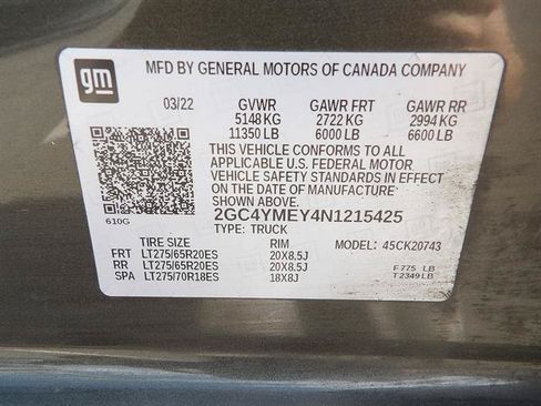 Certified 2022 Chevrolet Silverado 2500 Custom w/ Custom Value Package AWD/4WD image 10