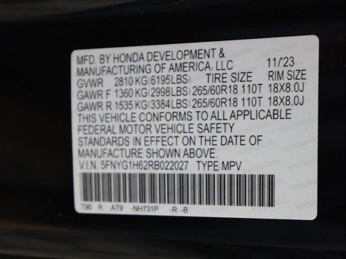 Used 2024 Honda Pilot TrailSport image 61