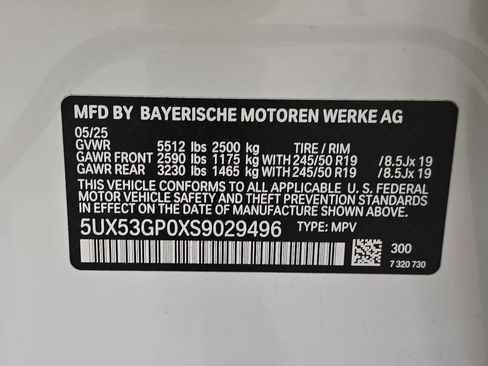 Used 2025 BMW X3 xDrive30i w/ Premium Package image 34