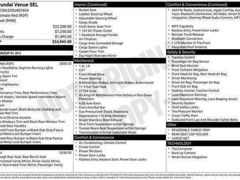 New 2025 Hyundai Venue SEL image 33
