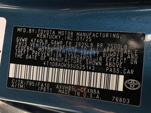 Certified 2025 Toyota Camry LE w/ Convenience Package AWD/4WD image 24